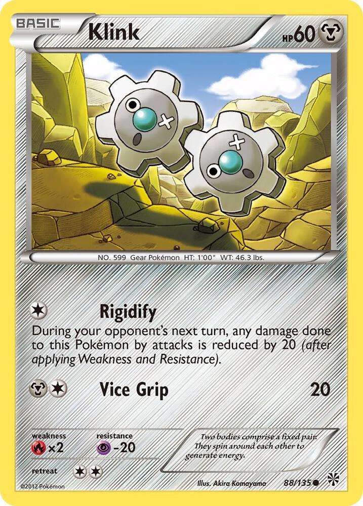 Pokemon Klink 88/135 Plasma Storm