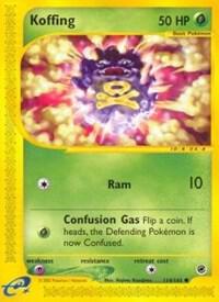 Pokemon Koffing 114/165 Expedition Base Set