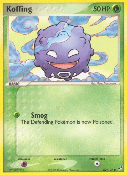 Pokemon Koffing 62/107 Deoxys