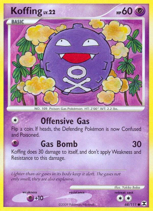Pokemon Koffing 68/111 Rising Rivals