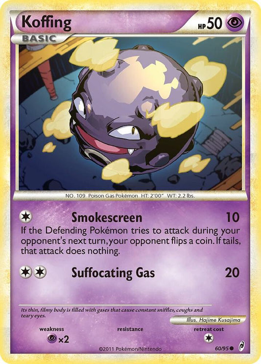 Pokemon Koffing 60/95 Call of Legends