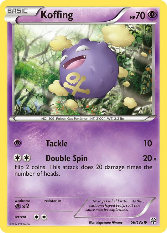Pokemon Koffing 56/135 Plasma Storm