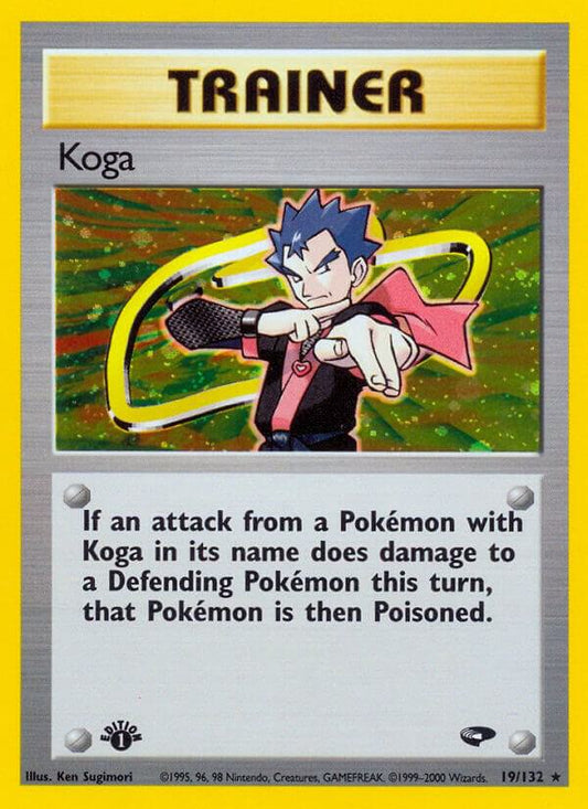 Pokemon  Koga 19/132 Gym Challenge