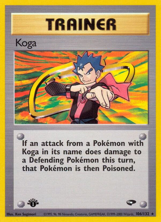 Pokemon  Koga 106/132 Gym Challenge