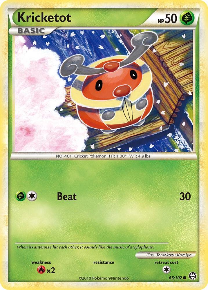 Pokemon Kricketot 65/102 Triumphant
