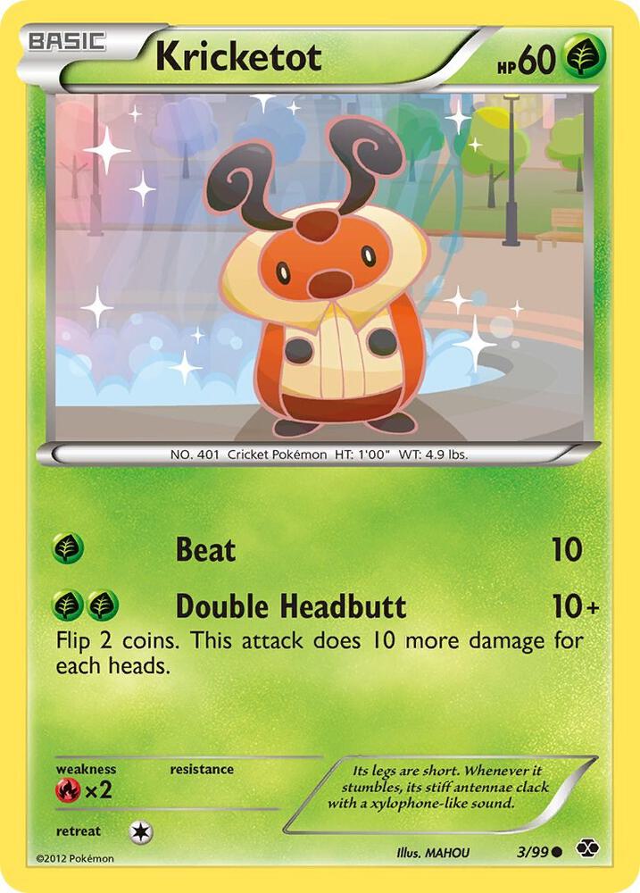 Pokemon Kricketot 3/99 Next Destinies