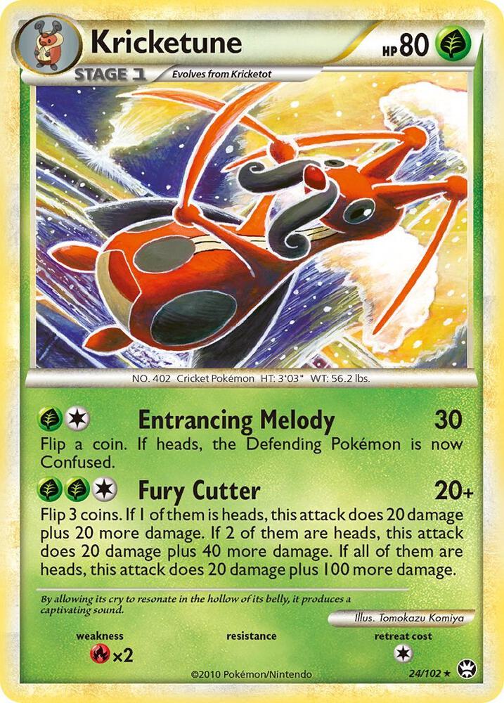 Pokemon Kricketune 24/102 Triumphant