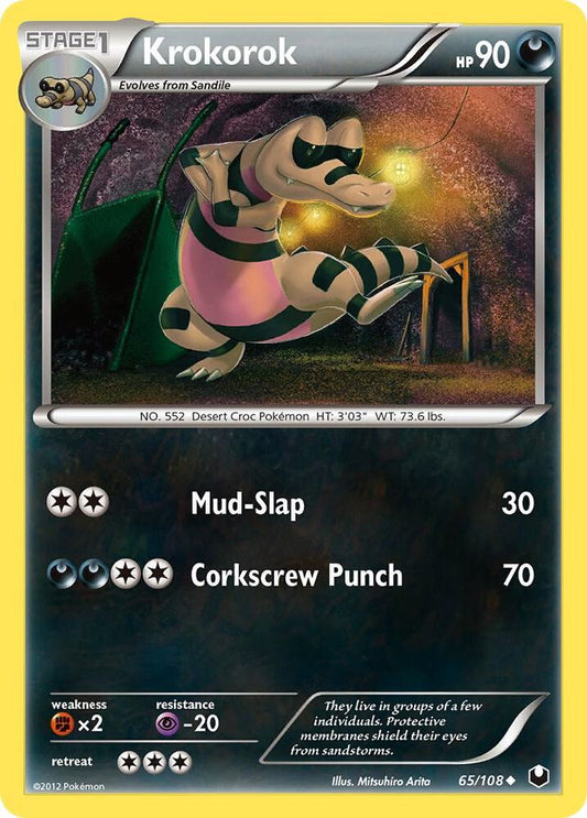 Pokemon Krokorok 65/108 Dark Explorers