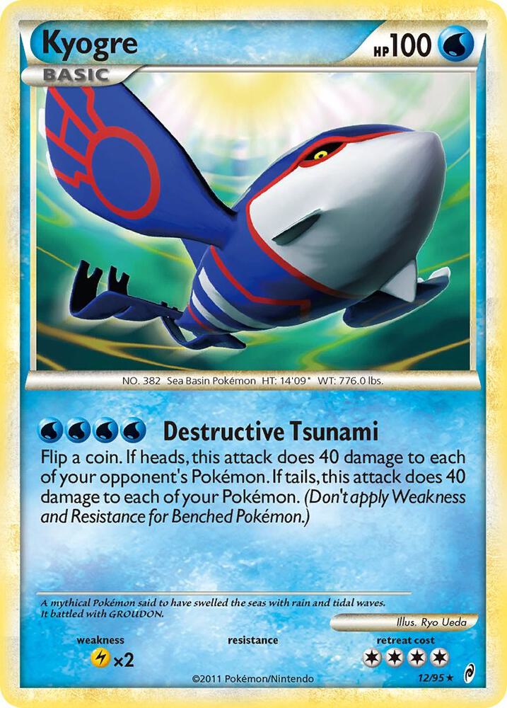 Pokemon Kyogre 12/95 Call of Legends