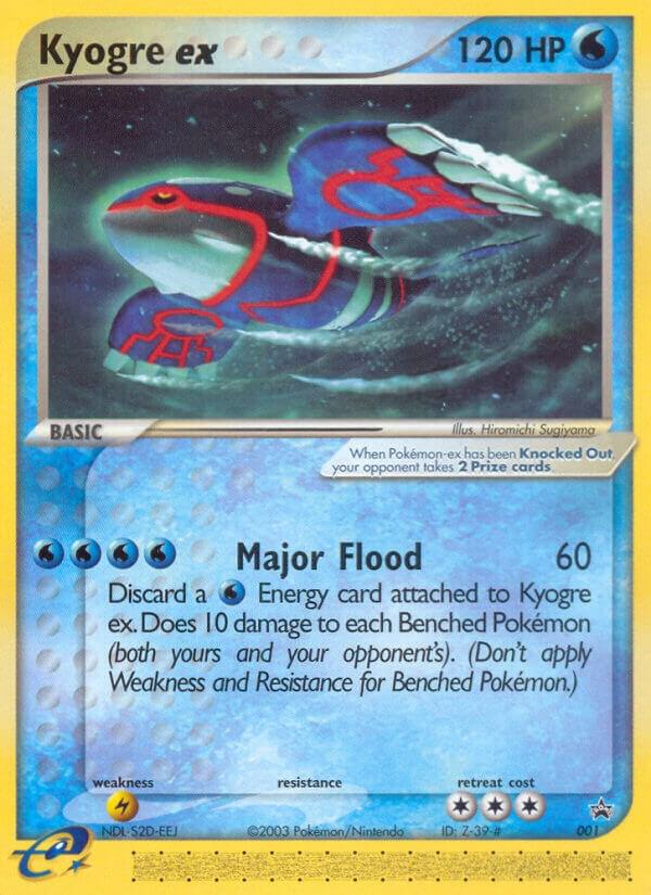 Pokemon Kyogre ex 001 Nintendo Black Star Promos