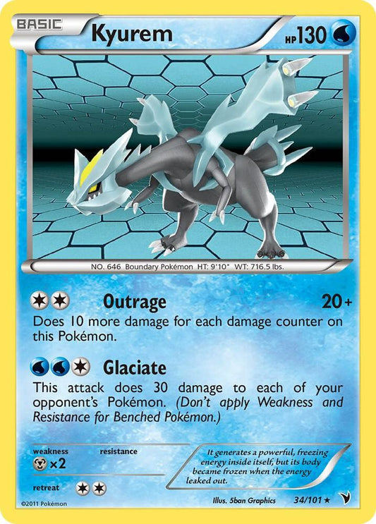 Pokemon Kyurem 34/101 Noble Victories