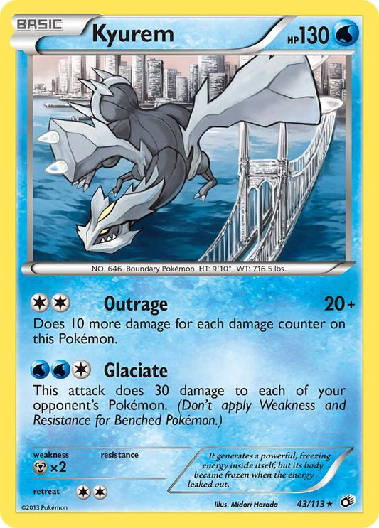 Pokemon Kyurem 43/113 Legendary Treasures