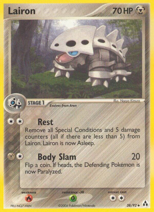 Pokemon Lairon 38/92 Legend Maker