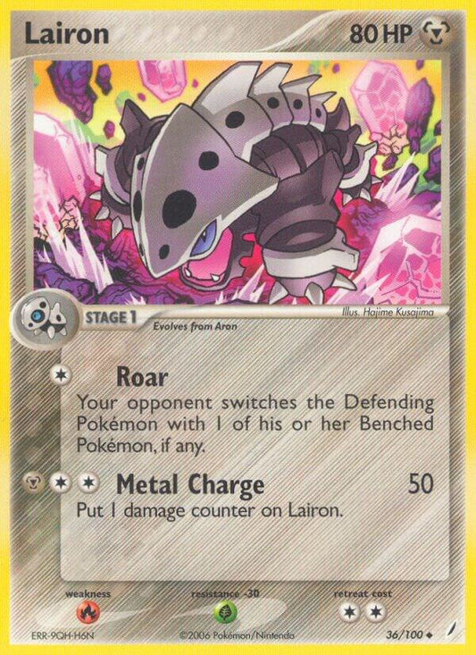 Pokemon Lairon 36/100 Crystal Guardians