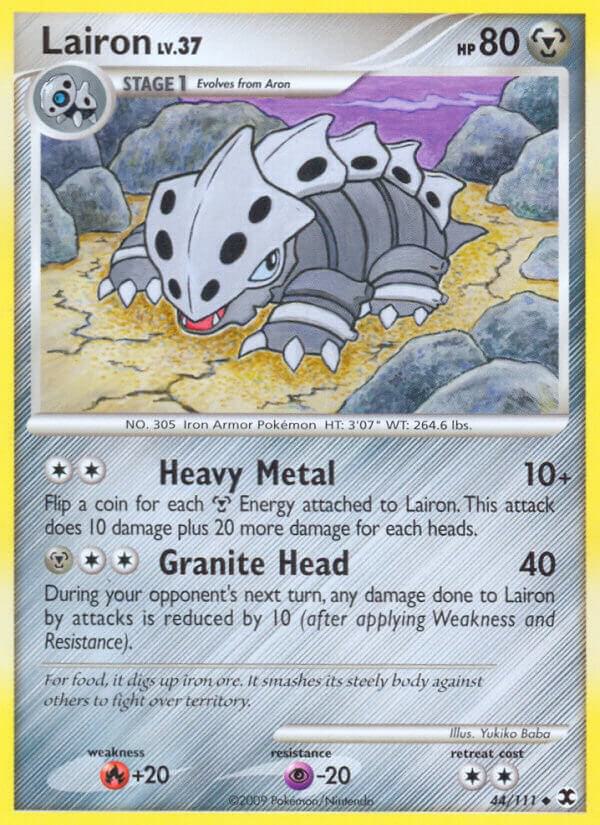 Pokemon Lairon 44/111 Rising Rivals