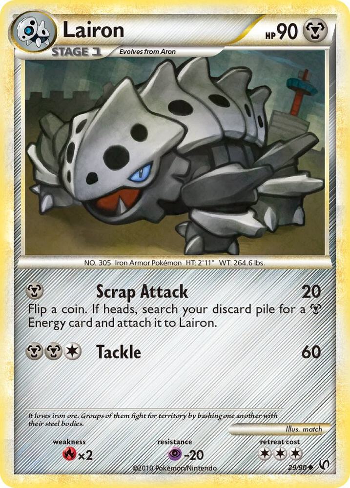Pokemon Lairon 29/90 Undaunted