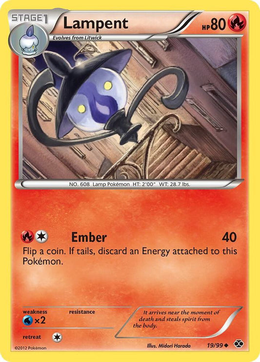 Pokemon Lampent 19/99 Next Destinies