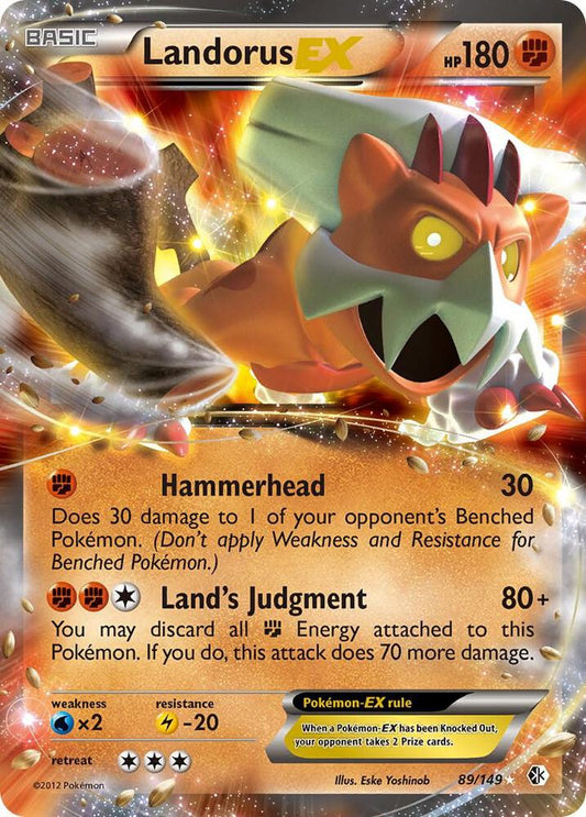 Pokemon Landorus EX 89/149 Boundaries Crossed