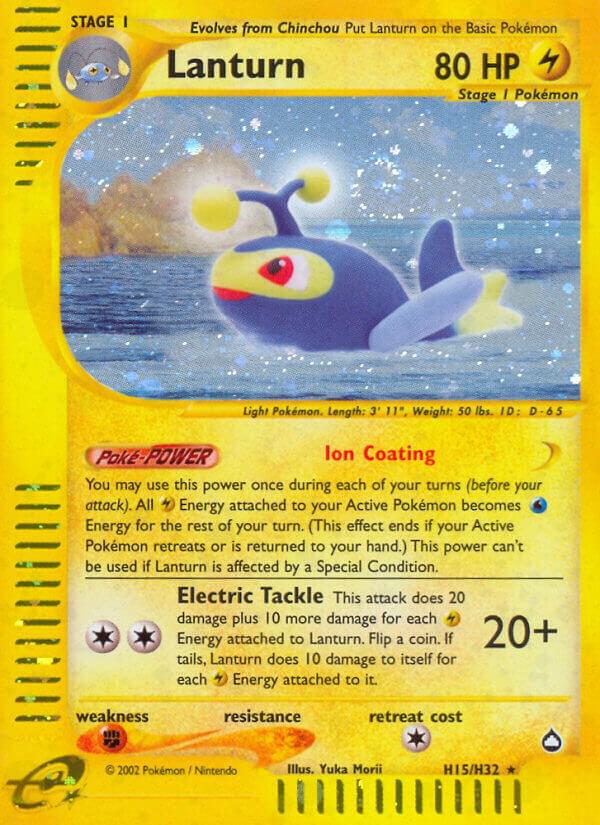Pokemon Lanturn H15/147 Aquapolis