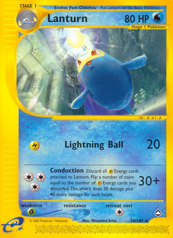 Pokemon Lanturn 20/147 Aquapolis