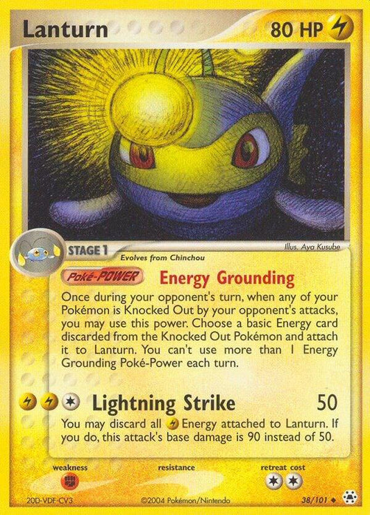 Pokemon Lanturn 38/101 Hidden Legends
