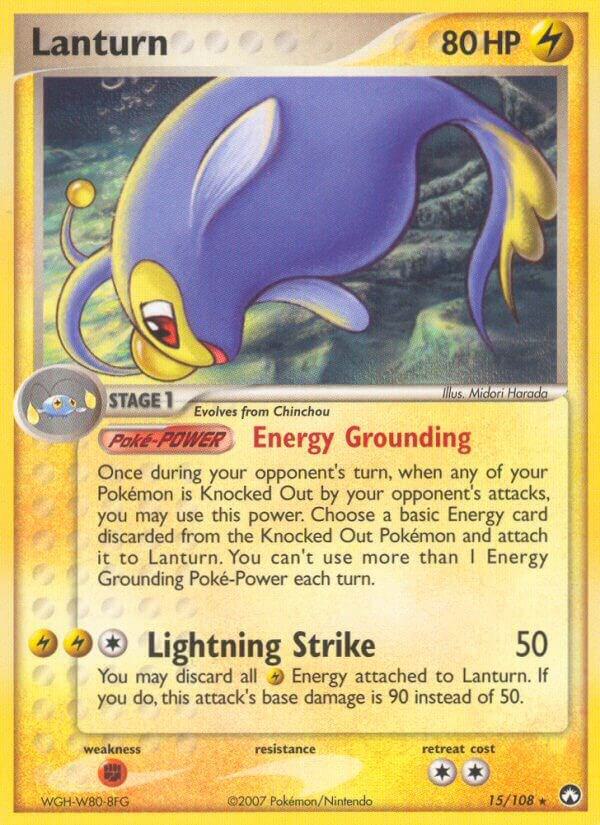 Pokemon Lanturn 15/108 Power Keepers