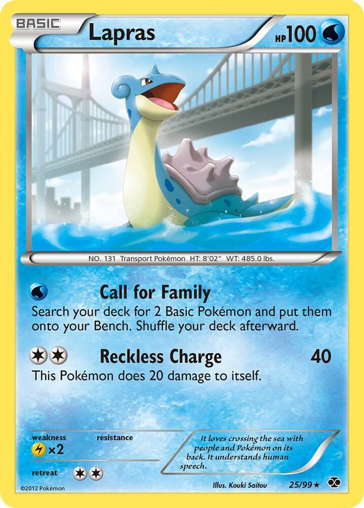 Pokemon Lapras 25/99 Next Destinies