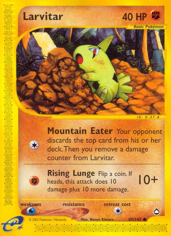 Pokemon Larvitar 89/147 Aquapolis