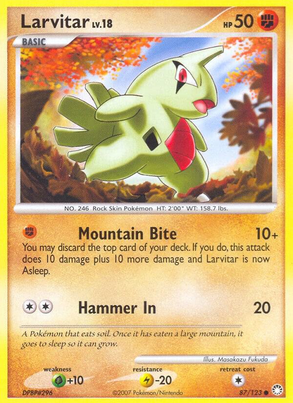 Pokemon Larvitar 87/123 Mysterious Treasures