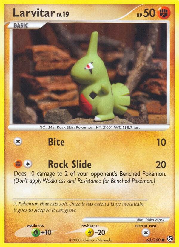 Pokemon Larvitar 63/100 Stormfront