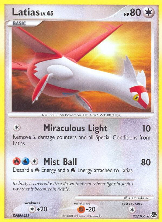 Pokemon Latias 22/106 Great Encounters