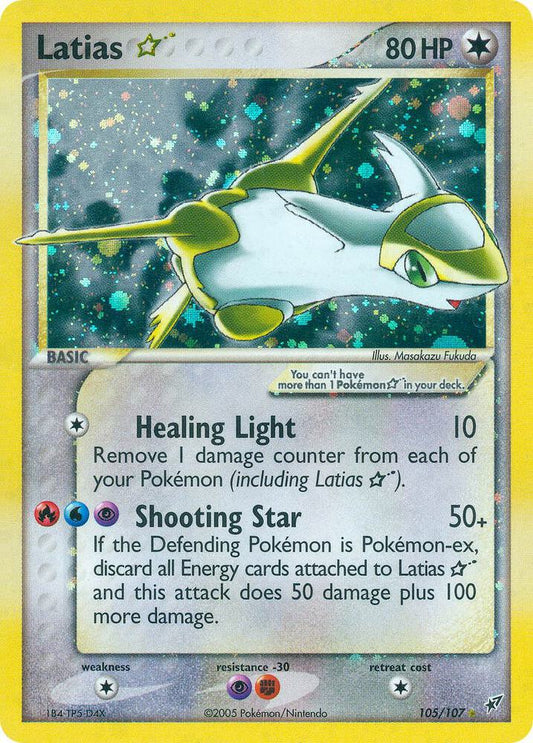 Pokemon Latias Gold Star 105/107 Deoxys