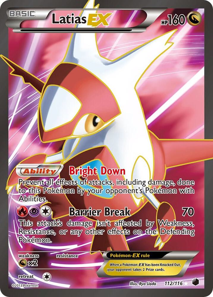 Pokemon Latias EX 112/116 Plasma Freeze