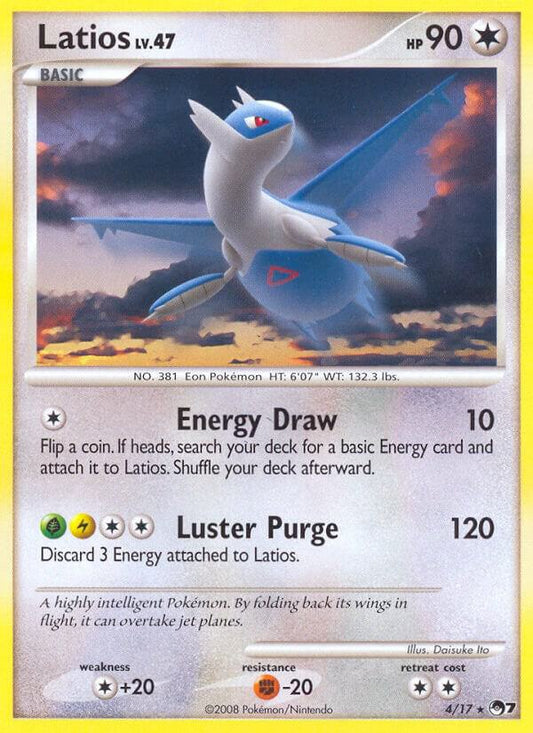 Pokemon Latios 4/17 POP Series 7