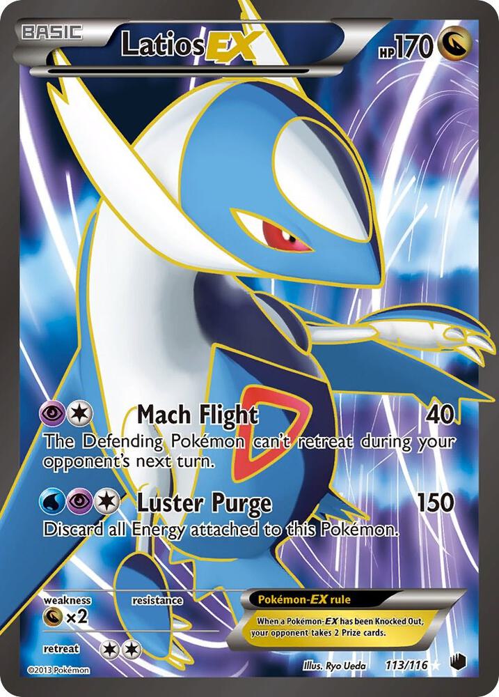 Pokemon Latios EX 113/116 Plasma Freeze