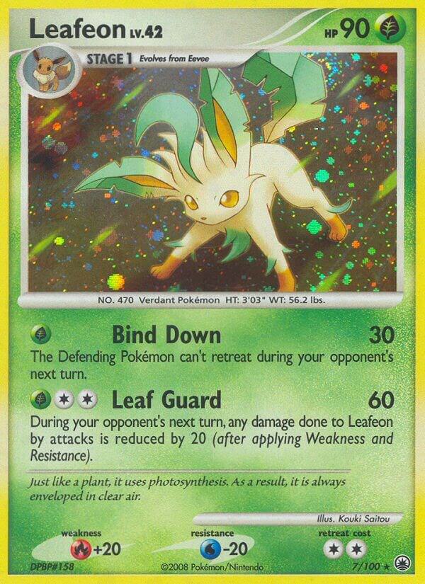 Pokemon Leafeon 7/100 Majestic Dawn
