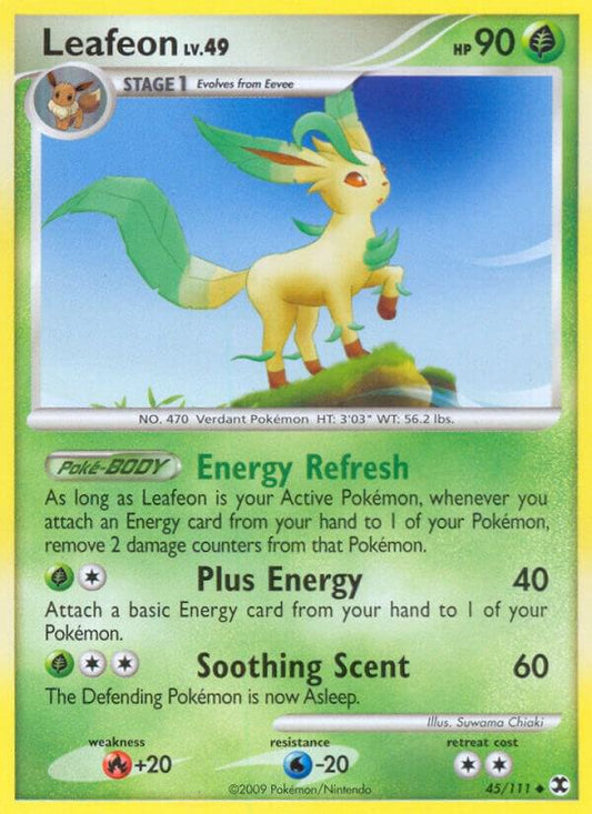 Pokemon Leafeon 45/111 Rising Rivals