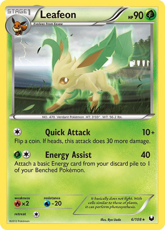 Pokemon Leafeon 6/108 Dark Explorers