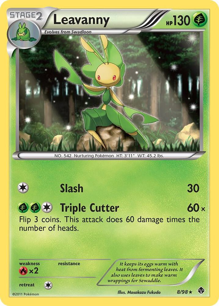 Pokemon Leavanny 8/98 Emerging Powers