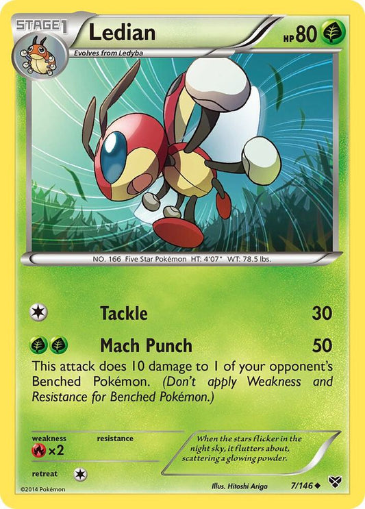 Pokemon Ledian 7/146 XY