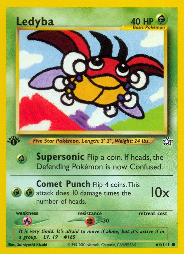 Pokemon Ledyba # 63 Neo Genesis