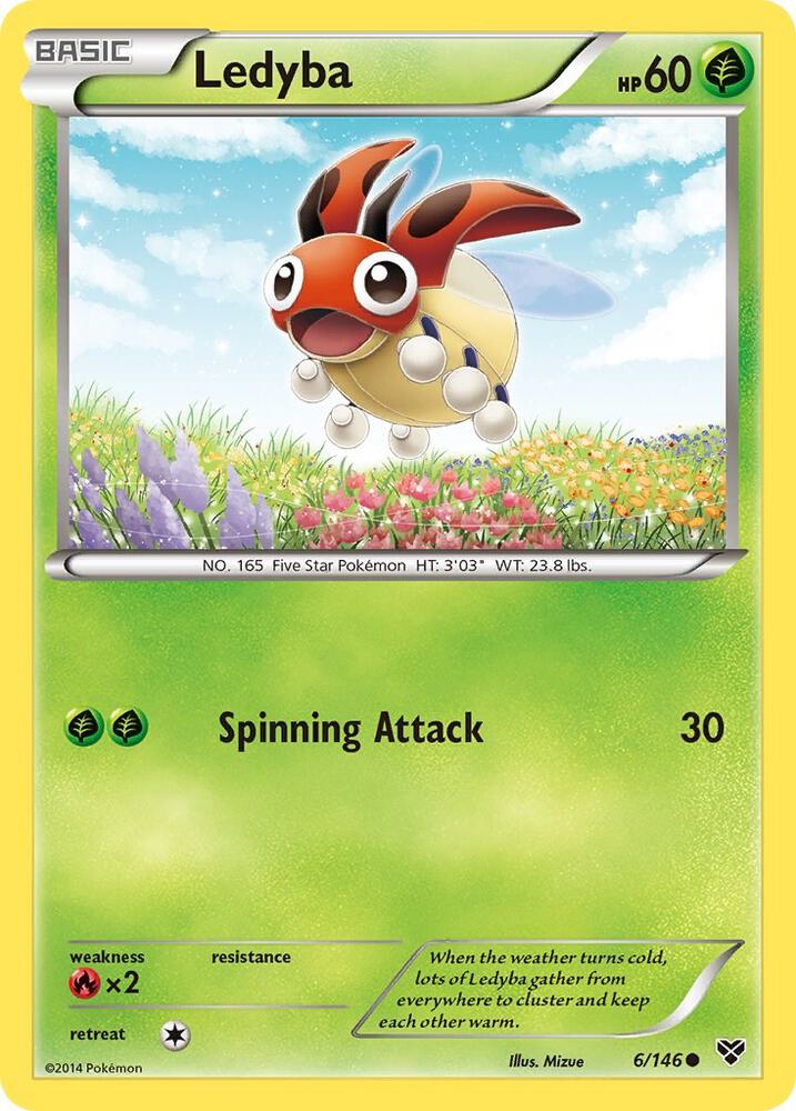 Pokemon Ledyba 6/146 XY