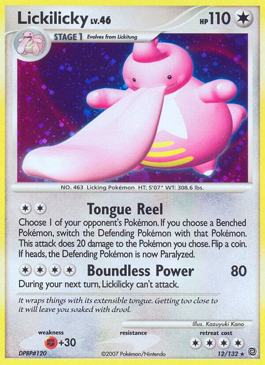 Pokemon Lickilicky 12/132 Secret Wonders