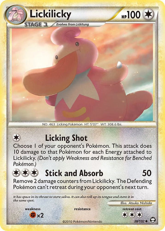 Pokemon Lickilicky 38/102 Triumphant