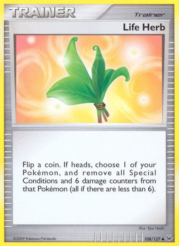 Pokemon Life Herb 108/127 Platinum