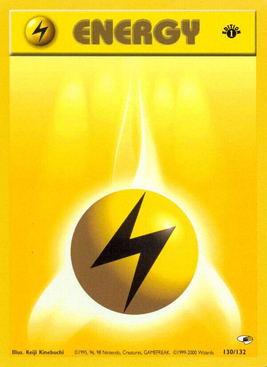 Pokemon Lightning Energy 130/132 Gym Heroes