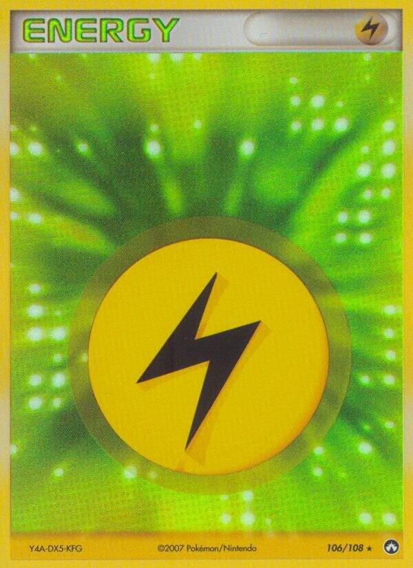 Pokemon Lightning Energy 106/108 Power Keepers