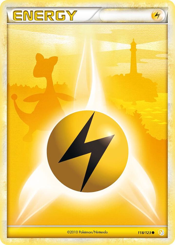 Pokemon Lightning Energy 118/123 HeartGold & SoulSilver