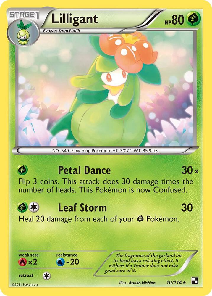 Pokemon Lilligant 10/114 Black & White