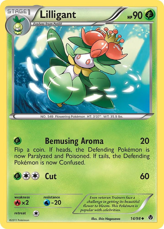 Pokemon Lilligant 14/98 Emerging Powers